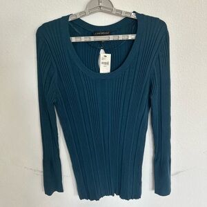 Lane Bryant Women’s Teal Ribbed Long Sleeve Sweater

NWT
Size 18/20